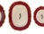 English Set of 3 English Staffordshire Whippet China Plates For Sale - Image 3 of 4