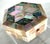 White Antique English Mother of Pearl Hexagonal Trinket Box For Sale - Image 8 of 12