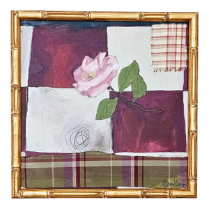 A Rose Is a Rose Is an Impressionistic Painting in the Style of Diebenkorn by Mary Kaiser N