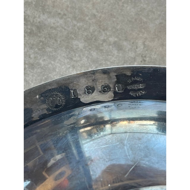 Metal 1880s Mary Gregory Cameo Glass Middleton Plate Silver Sculpture Plate For Sale - Image 7 of 12