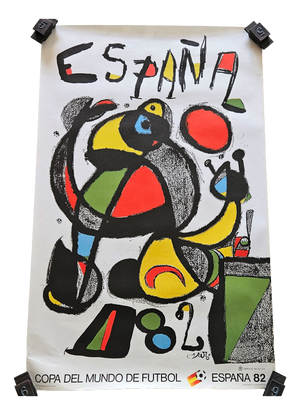 Fifa World Cup Poster by Joan Miro, 1982