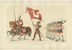 Berchtold Von Wyzzenburg and His Banner Bearers in the Bernese Procession, 1855, Paper