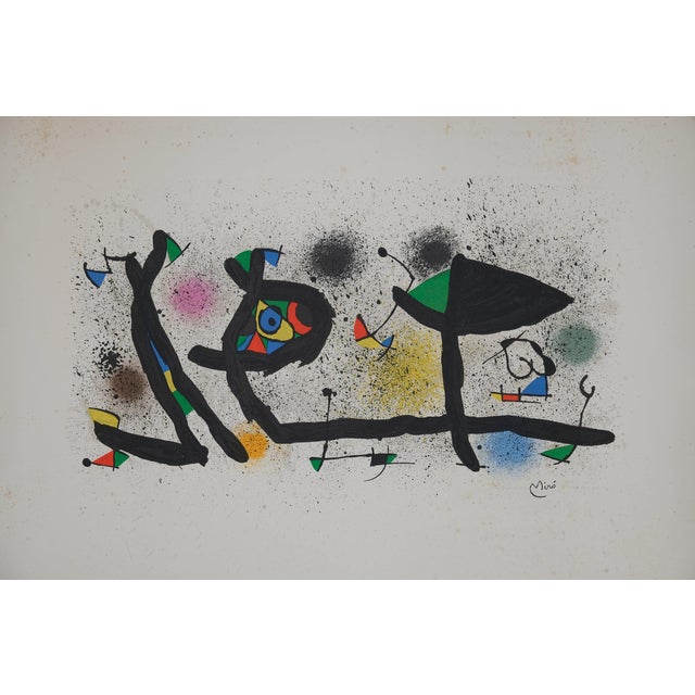 Joan Miro, Surreal Garden, Lithograph For Sale
