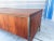 1960s Mid Century Walnut and Metal Executive Desk Styled After Knoll For Sale - Image 12 of 12