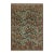 Boho Chic 1990's Pak-Persian Black/Green Wool Rug - 5'11'' X 9'0'' For Sale
