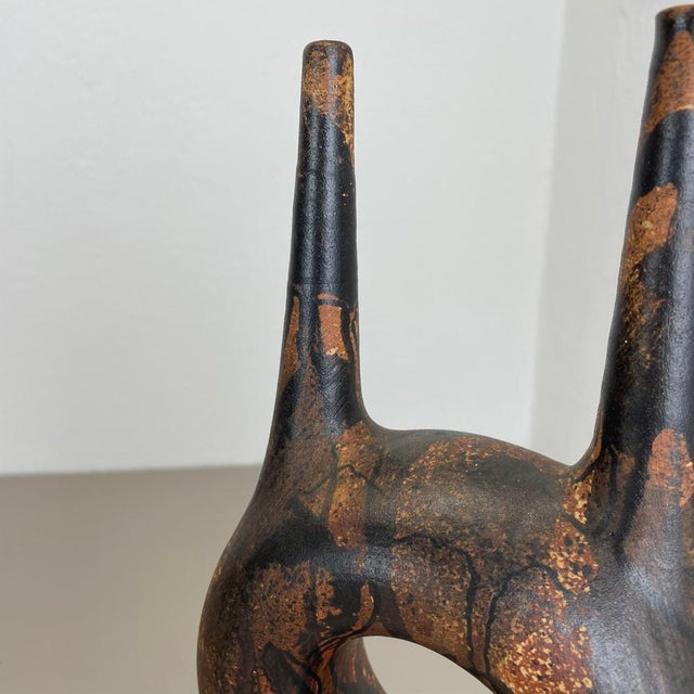 Vintage Ceramic Studio Pottery Vase by Gerhard Liebenthron, 1977 For Sale - Image 15 of 18