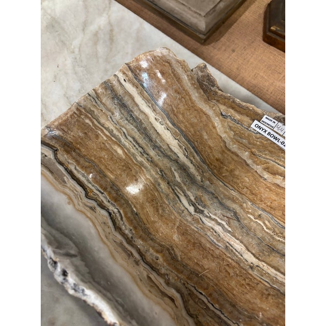 Gemstone Late 20th Century Onyx Bowl For Sale - Image 7 of 11