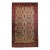 Vintage Bidjar Area Rug, Hand-Knotted Wool, All-Over Golfarang Floral Pattern, Yellow & Red, 5x9 For Sale