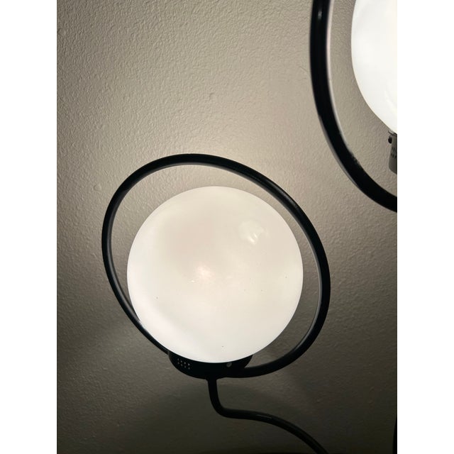 1950s Vintage Mid-Century Modern 2 Globe Orb Lamp,Great Style & Design! For Sale - Image 5 of 14