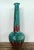 Late 20th Century Vintage Tall Ceramic Glazed Ribbed Vase For Sale - Image 5 of 12