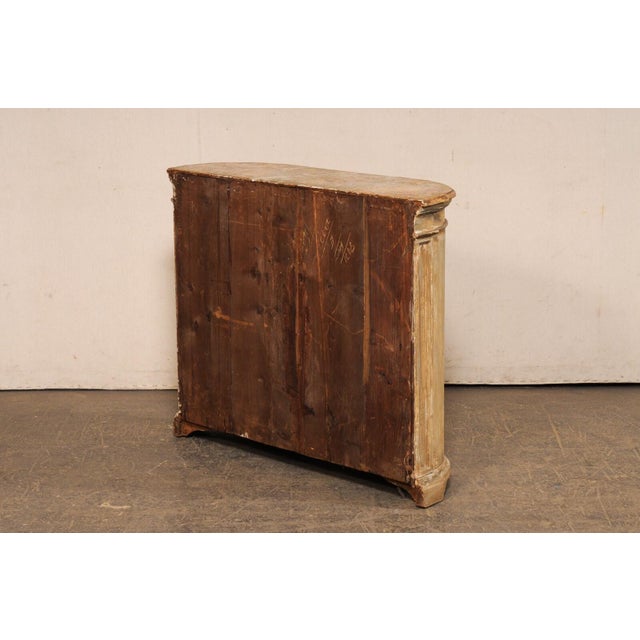 French Antique Demi-Console - A Cute Size! For Sale - Image 9 of 12