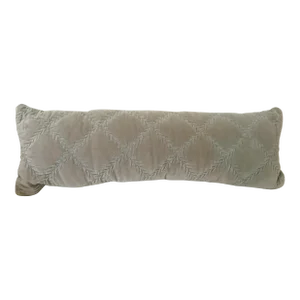 Bella Notte and Linen Long Lumber Pillow in Sterling