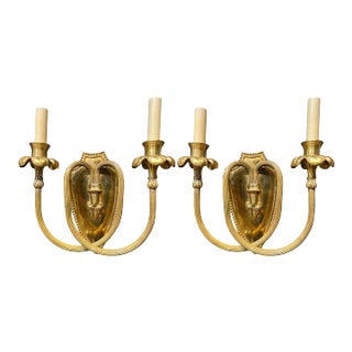 1920’s Caldwell Bronze Sconces - a Pair For Sale