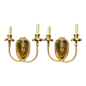 1920’s Caldwell Bronze Sconces - a Pair