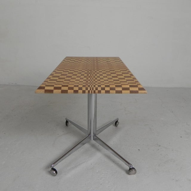 Brown Coffee Table in Psychedelic Pattern, 1990s For Sale - Image 8 of 18