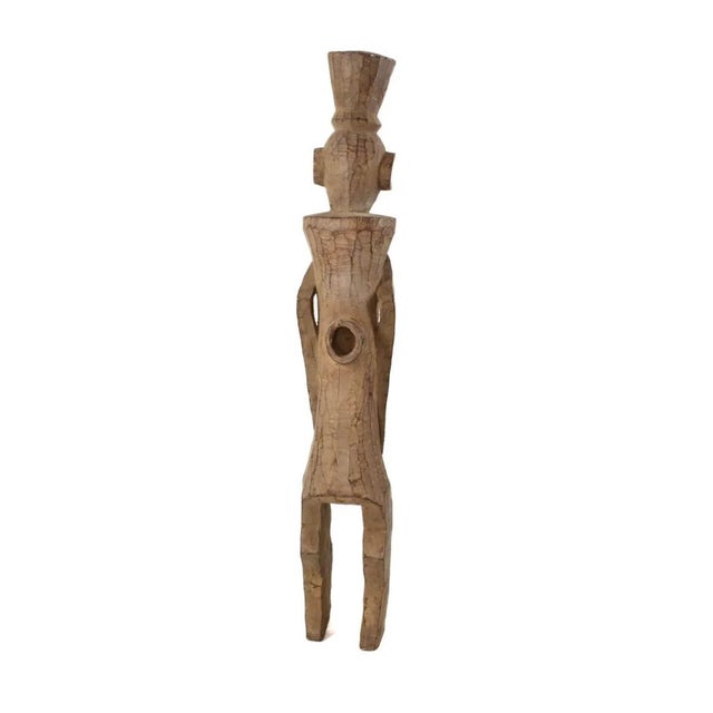 Wood Early 20th Century Mumuye Wood Figural Sculpture Nigeria For Sale - Image 7 of 7