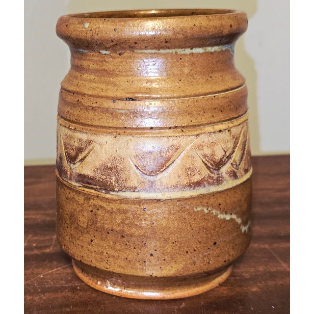 Vintage 1987 Studio Pottery Vase by Bill Heyduck For Sale - Image 4 of 11