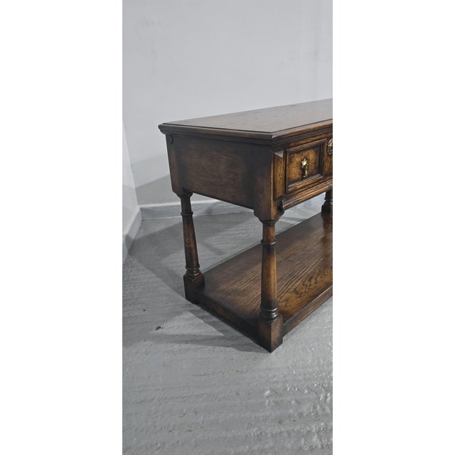 Oak Sideboard with Dresser Base, 1920 For Sale - Image 9 of 18