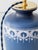 Vintage Blue and White Ceramic Table Lamps, 1970s, Set of 2 For Sale - Image 11 of 18