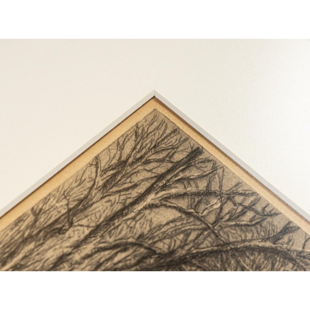 Paper Eugène Rensburg, The Hague, 1925, Etching on Paper, Framed For Sale - Image 7 of 10