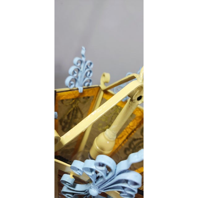 Ceiling Lantern Pendant, Spain, 1980s For Sale - Image 9 of 11