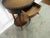 Theodore Alexander Mahogany and Leather Top Accent Table For Sale - Image 6 of 8