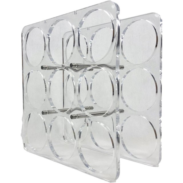 Postmodern Acrylic Wine Rack, 1990s For Sale - Image 14 of 14