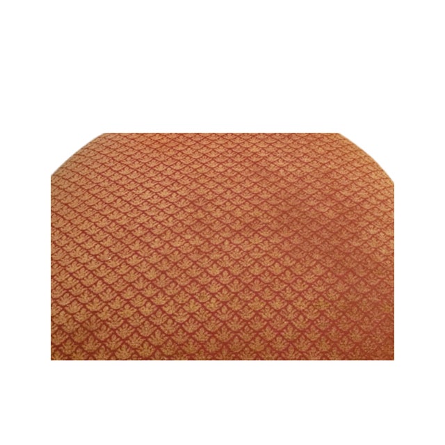 Neoclassical Late 19th Century Neoclassical Style Upholstered Accent Chair With Carved Wood Frame For Sale - Image 3 of 4