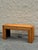 1970s Rattan & Brass Geometric Console Table With Stepped Frame For Sale - Image 4 of 12