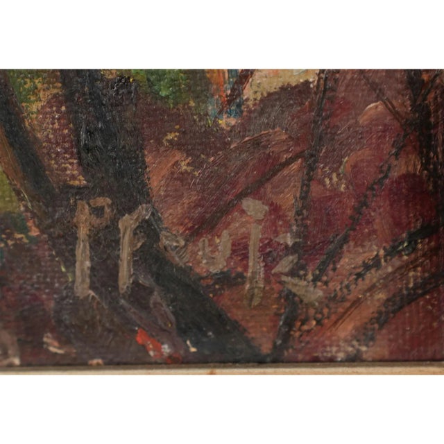 1940'S Lancaster Bridge Original Oil Painting For Sale - Image 11 of 11