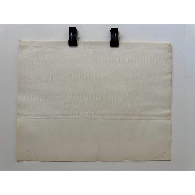 Henry Emil Salloch Original Watercolor on Paper San Gimignano, Italy. 1970. For Sale In Atlanta - Image 6 of 7