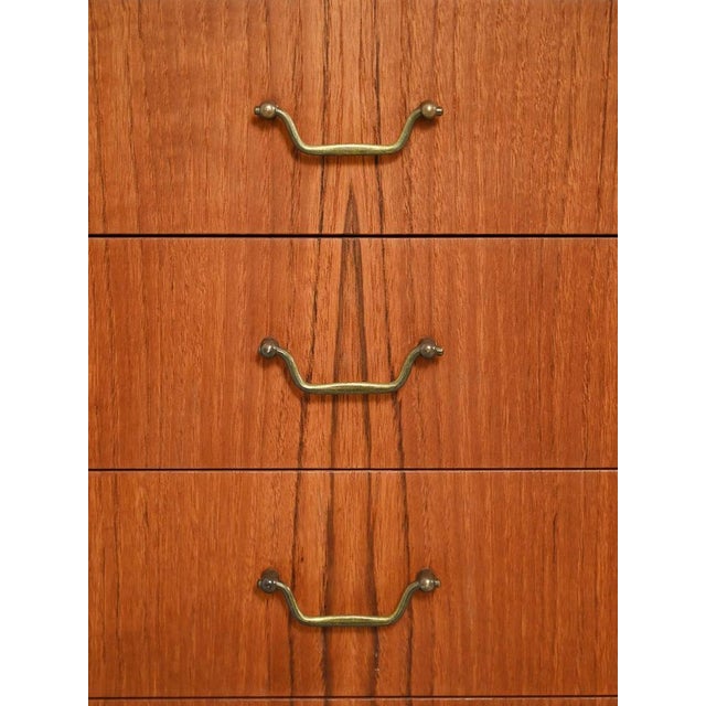 Wood Small Scandinavian Teak Chest of Drawers, 1950s For Sale - Image 7 of 10