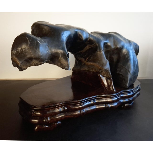 Large Chinese Crouching Beast Gongshi For Sale - Image 11 of 14