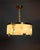 Vintage Blue Glass and Crystal Pendant Light, Italy, 1950s For Sale - Image 4 of 16