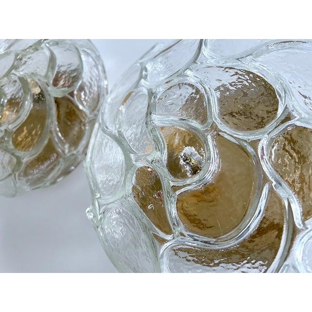 Mid-Century Bubble Glass Wall Lights, 1960s, Set of 2 For Sale - Image 12 of 18