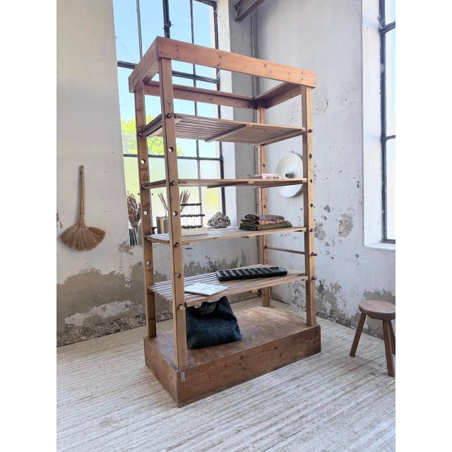 Wood Demountable Trade Bookcase, 1950s For Sale - Image 7 of 18