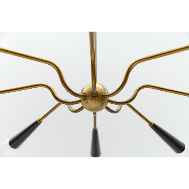 Vintage Sputnik Lamp in the style of Arteluce, 1950s For Sale - Image 14 of 15