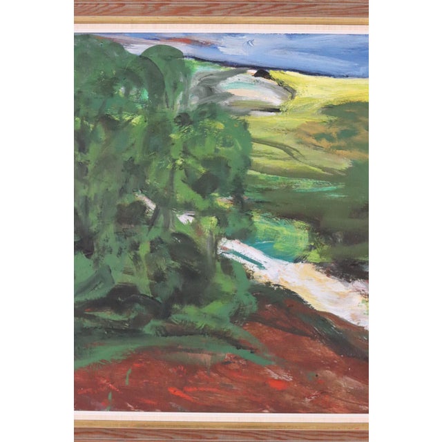 Alf Samuelsson, Lush Landscape, 1960s, Oil on Canvas, Framed For Sale - Image 17 of 18