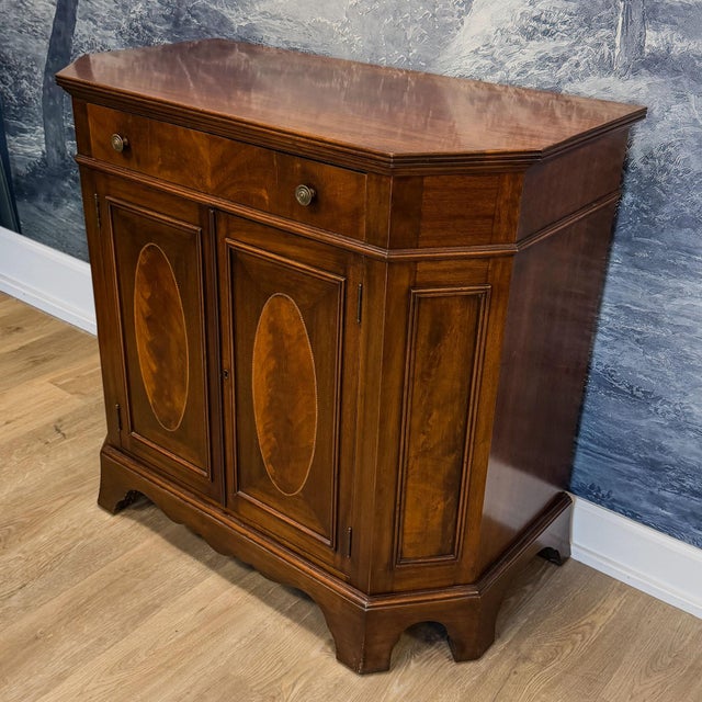 English 1930s Vintage Server Buffet Sideboard, Charak Furniture For Sale - Image 3 of 11