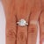 Metal 1930s Gia Certified 1.56 Carat Long Emerald Cut Diamond Vintage Art Deco Platinum Ring, Size 5 For Sale - Image 7 of 12