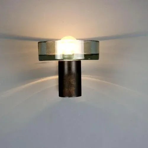 Glass Wall Lamp, 1960s For Sale - Image 3 of 10