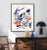"Blue Notes No. 6", Midcentury Abstract Painting - 24" X 30" For Sale In Los Angeles - Image 6 of 6