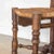 1940s French Carved Wood and Woven Chair For Sale - Image 9 of 12
