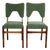 Vintage Olive Chairs by Rajmund Hałas, 1970s, Set of 2 For Sale