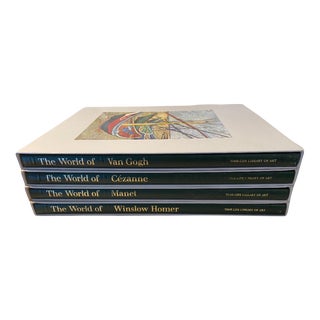 1970s Time-Life Library of Art: Cezanne, Manet, Van Gogh and Homer Books - Set of 4 For Sale