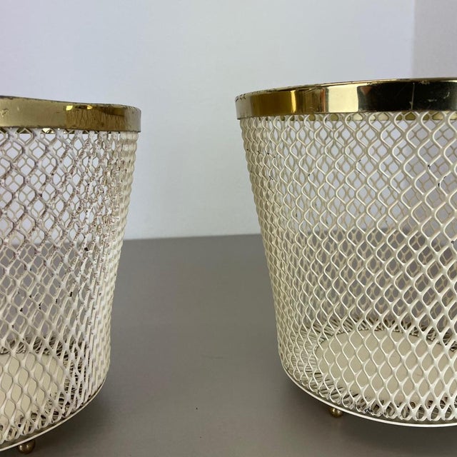 Flower Pots attributed to Mathieu Matégot, France, 1950, Set of 2 For Sale - Image 18 of 18