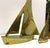 Mid-Century Modern Mid Century Nautical Brass Sailboats - A Pair For Sale - Image 3 of 6