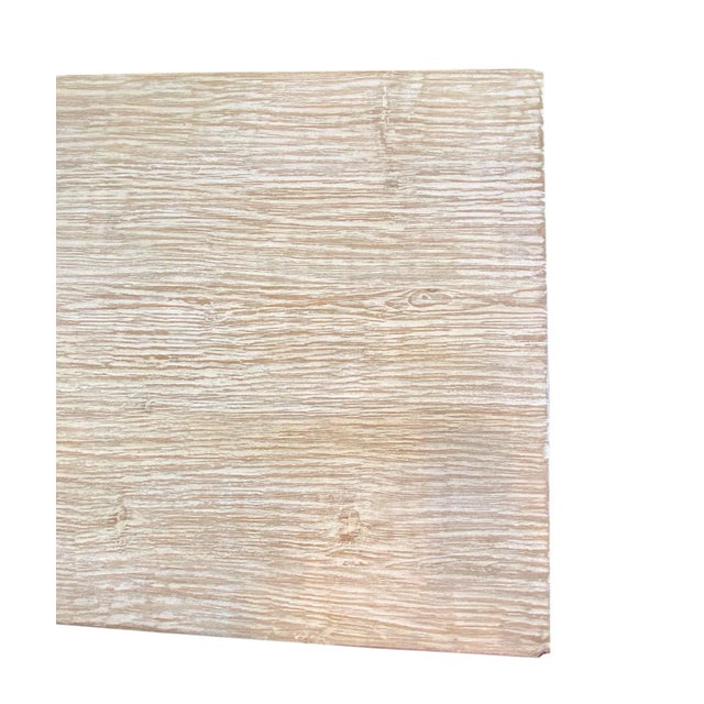 Farmhouse Weathered White Vintage Elm Dining Table For Sale - Image 3 of 6