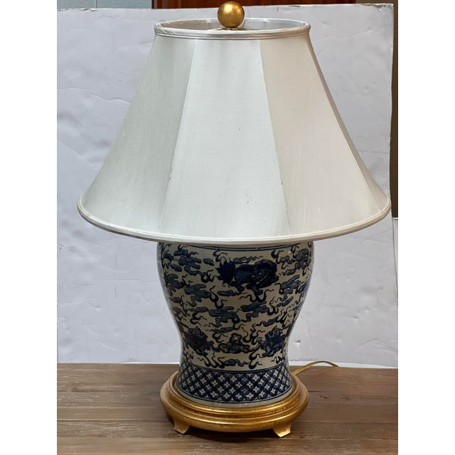 Ralph Lauren Foo Dog Porcelain Chinoiserie Table Lamp Chairish