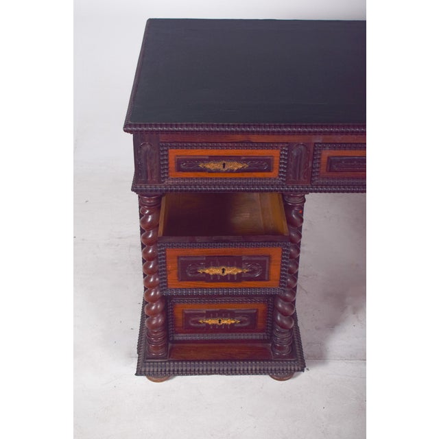 Antique Portuguese Twisted and Shaken Desk For Sale - Image 12 of 16